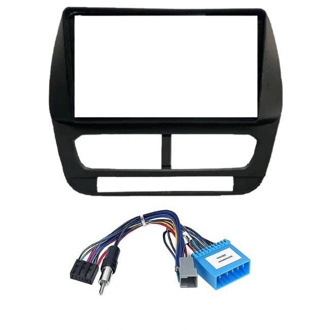 9 inch Car Android Frame Compatible with Tata Safari New | Includes Plug & Play Wiring Harness | Premium ABS Material | Scratch & Heat Resistant Design