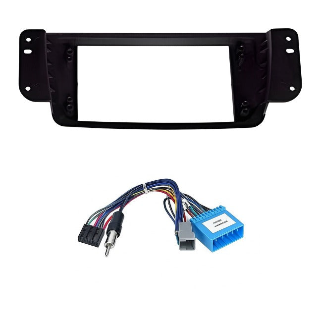 9 inch Car Android Frame Compatible with Mahindra Marazzo | Includes Plug & Play Wiring Harness | Premium ABS Material | Scratch & Heat Resistant Design