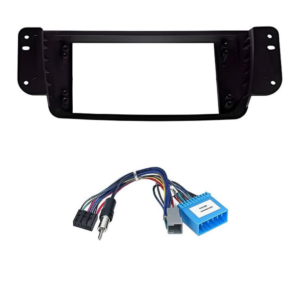 9 inch Car Android Frame Compatible with Mahindra Marazzo | Includes Plug & Play Wiring Harness | Premium ABS Material | Scratch & Heat Resistant Design