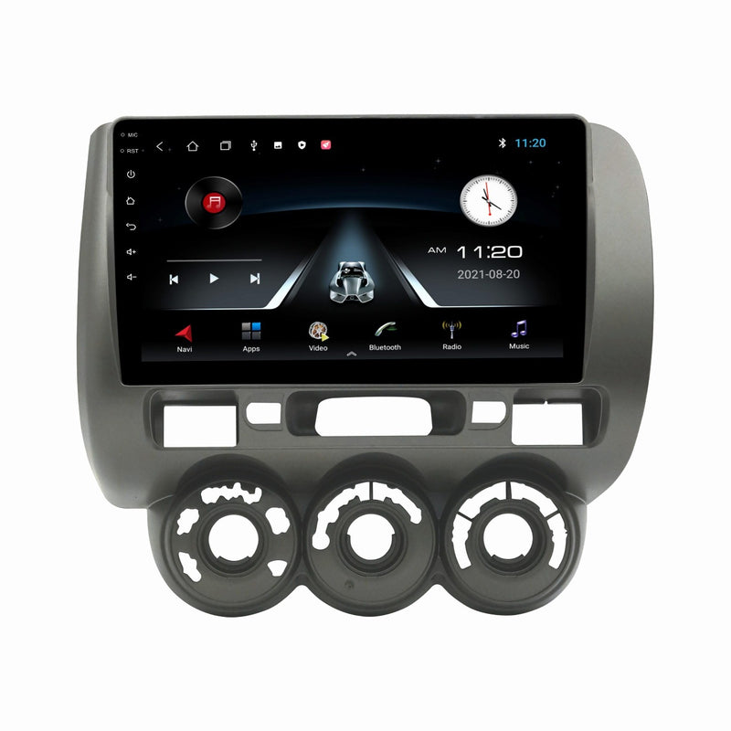 Original 9inch HD QLED Car Android Stereo | 2GB RAM & 32GB ROM | OS 13 Double Din Car Multimedia Player | incl. AHD Rear Camera & Frame Compatible with Honda City ZX 2004-2008 - 1 Year Warranty