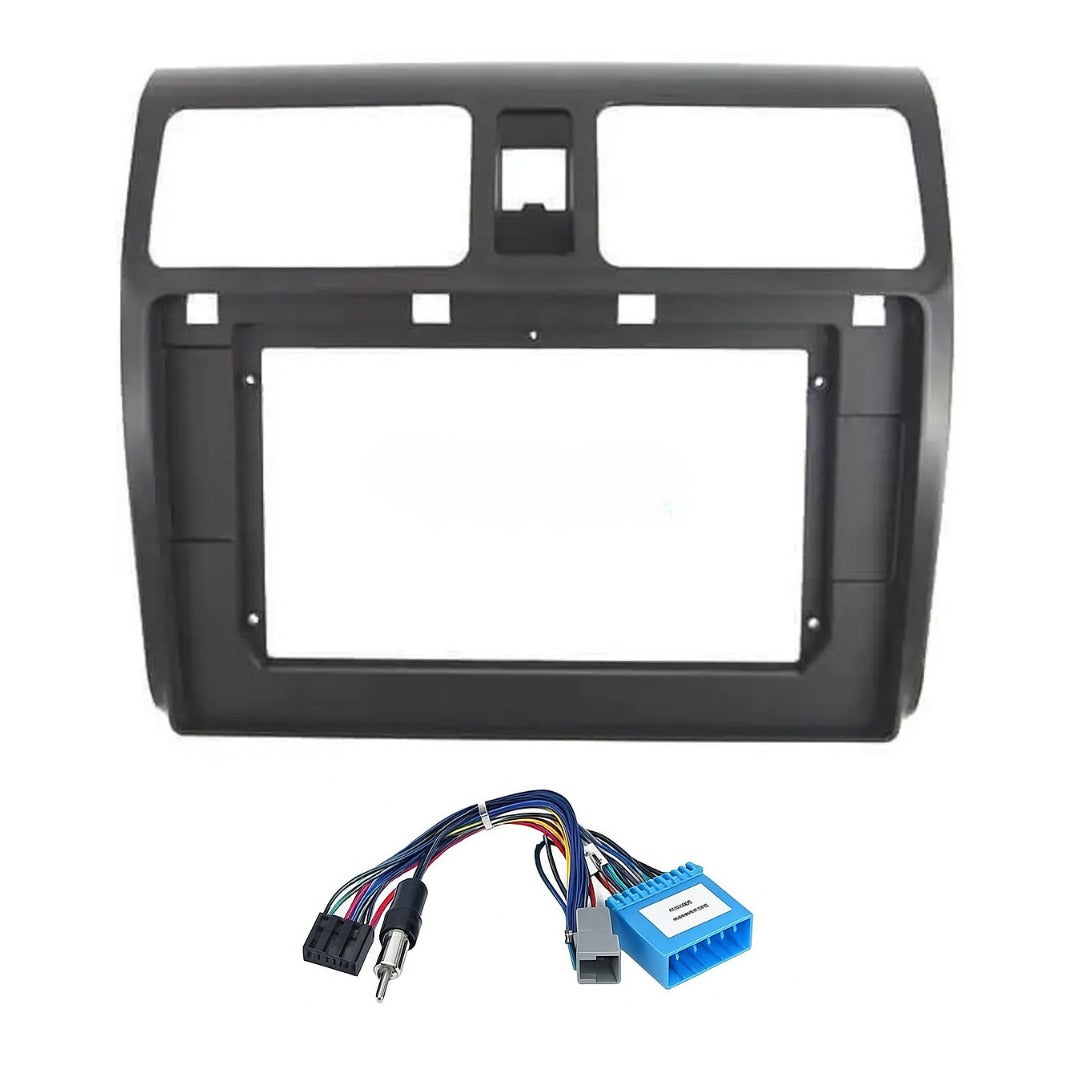 Modorwy 9" Car Android Frame Compatible with Maruti Swift Dzire 2005-10 | Includes Wiring Harness Dashboard Panel | Durable & Scratch-Resistant | Easy Plug & Play Installation