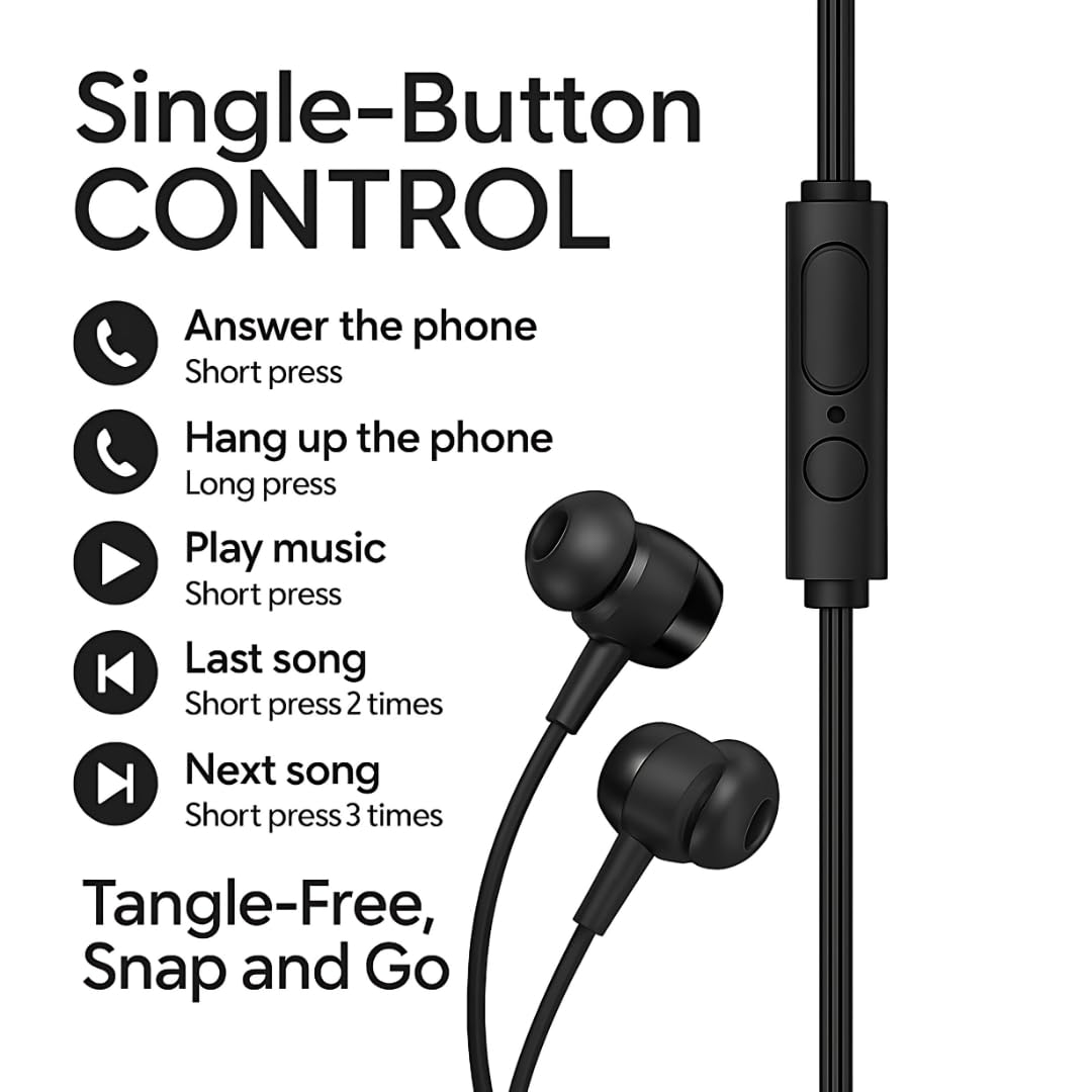 Modorwy Voltrix USB-C Earphones with DAC & Mic